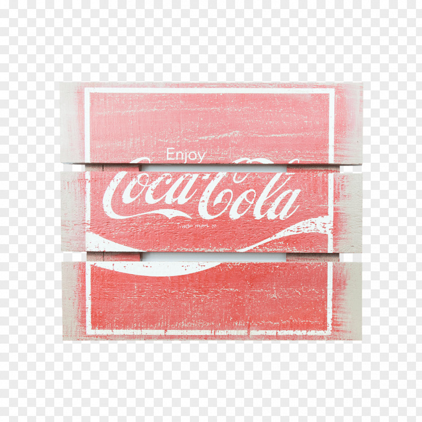 Pallet Wood Signs Coca-Cola Brand Au Rectangle Poster PNG