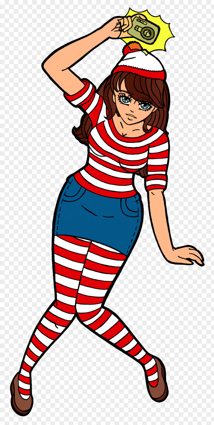 Wilma Where's Wally? Wenda Costume PNG
