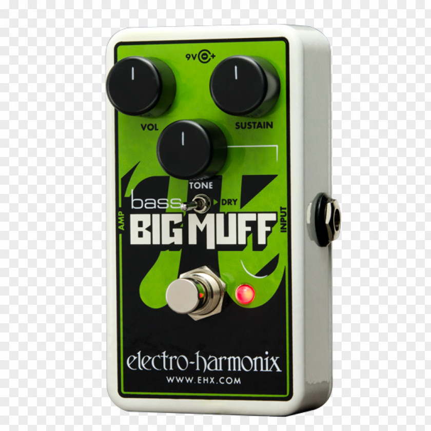 Bass Guitar Effects Processors & Pedals Electro-Harmonix Big Muff Pi Distortion PNG