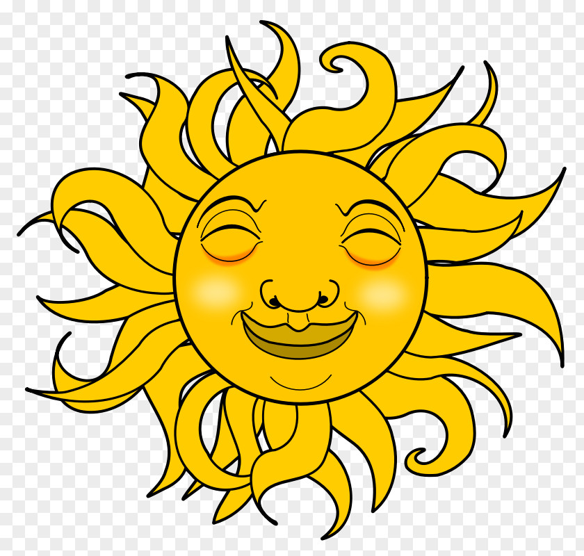 Cartoon Sun Image Animation Smile Clip Art PNG