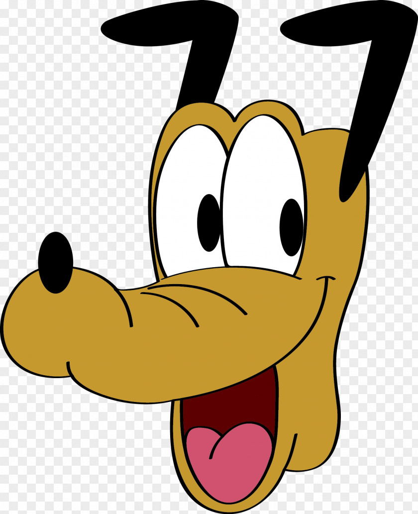 Disney Pluto Nose Snout Cartoon Clip Art PNG