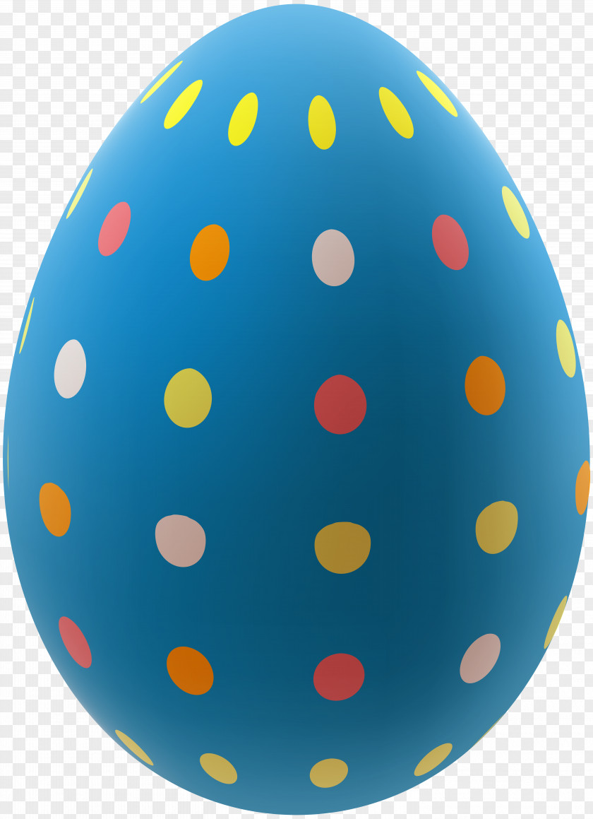Easter Egg Blue Clip Art Image Red Bunny PNG