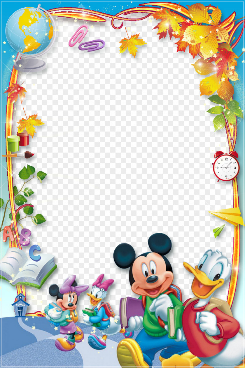 Frame Mickey Mouse Minnie Daisy Duck Donald Picture Frames PNG