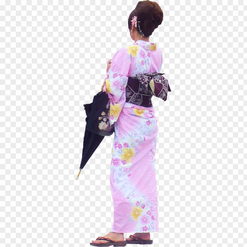 Japanese Folk Costume Kimono Clothing PNG