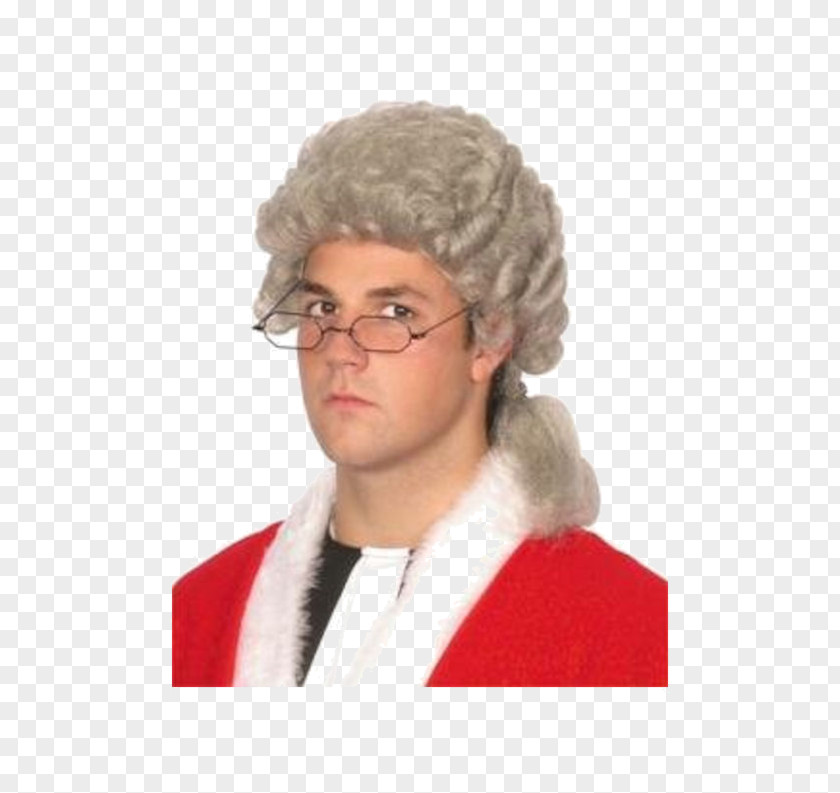 Lawyer Wig Barrister Judge Costume Party PNG