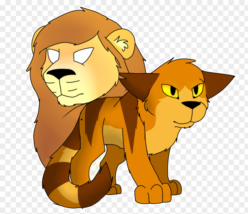 Painted Lion Cat Mammal Carnivora Whiskers Animal PNG