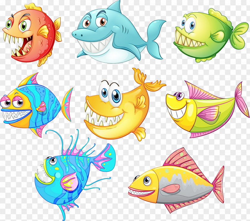 Party Supply Fish Animal Figure Cartoon Toy PNG