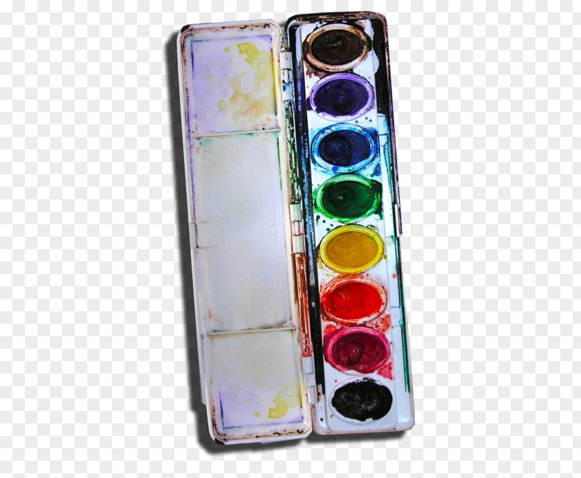 Watercolor Palette Painting Paper Crayon Paintbrush PNG