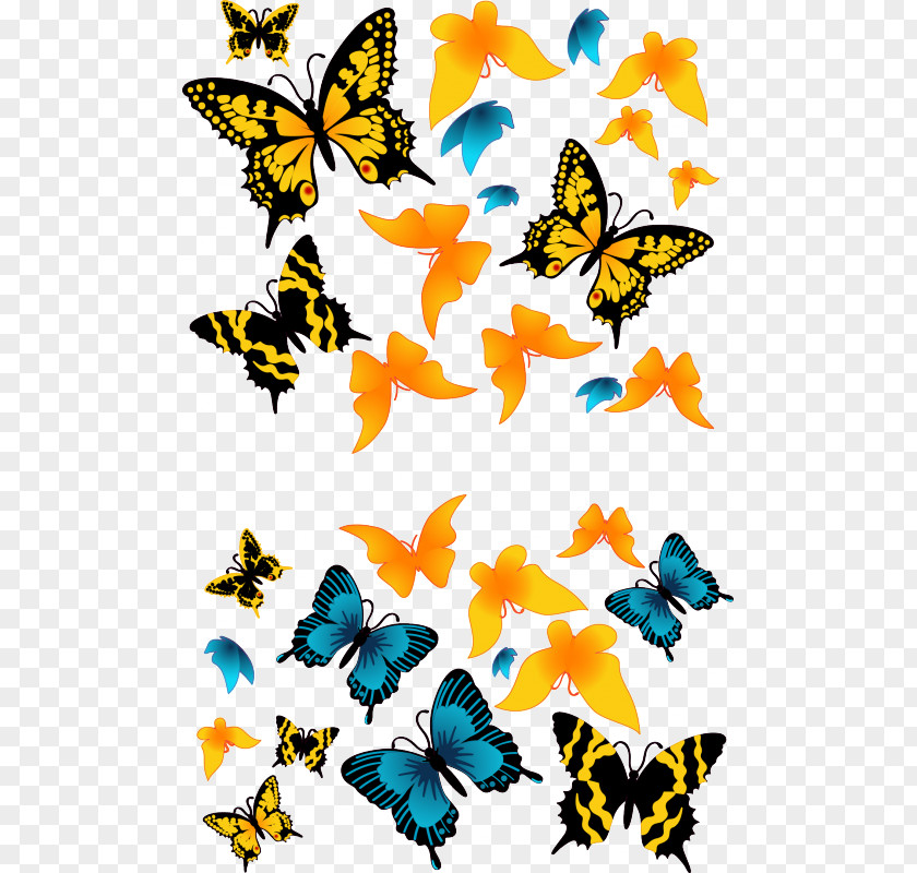 Butterfly Monarch Brush-footed Butterflies Clip Art Insect PNG