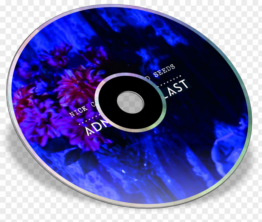 Compact Disc Cobalt Blue PNG