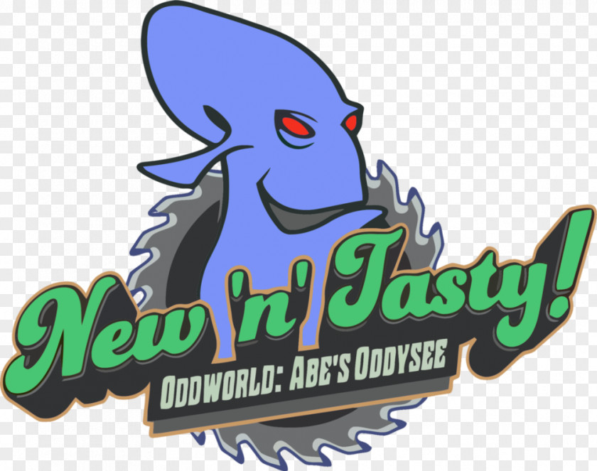 Playstation Oddworld: New 'n' Tasty! Abe's Oddysee Logo PlayStation PNG
