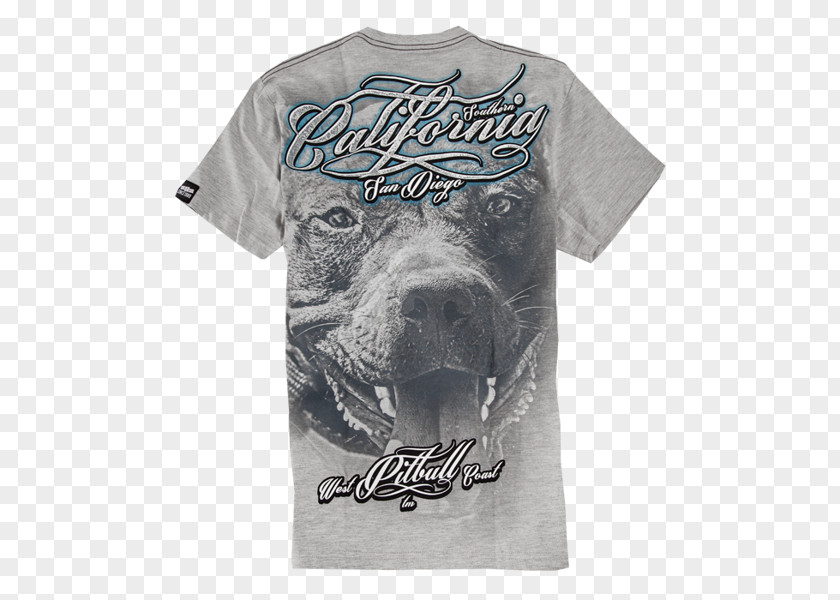 T-shirt American Pit Bull Terrier White Top West Coast Of The United States PNG