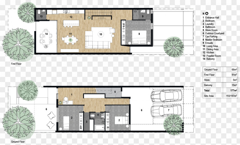 Floor Plan Architecture Terraced House PNG