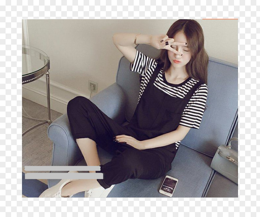 Korean Style Pants T-shirt Sleeve Shoulder Velvet PNG