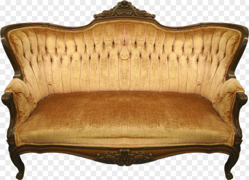 Loveseat Antique Furniture PNG