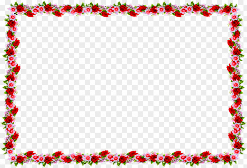 Beautiful Design Borders And Frames Rose Clip Art PNG