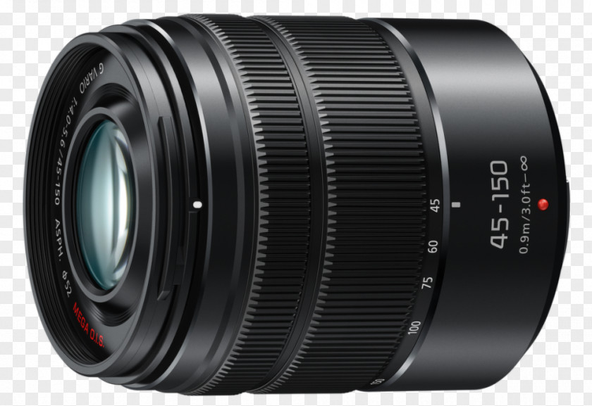 Camera Lens Panasonic Lumix DMC-G1 DMC-GF3 G Vario Telephoto Zoom 45-150mm F/4.0-5.6 H-FS45150 ASPH MEGA O.I.S. PNG