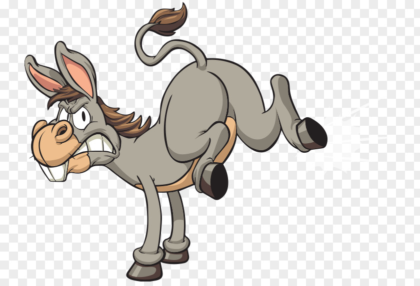 Donkey Kick Clip Art PNG