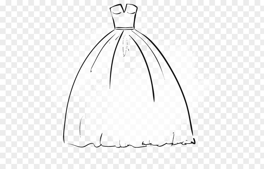 Dress Line Art Drawing Clip Cartoon /m/02csf PNG