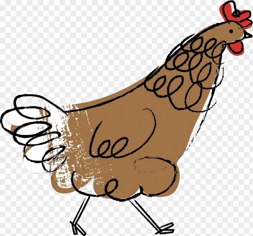 Fowl Beak Chicken Rooster Cartoon Bird Livestock PNG