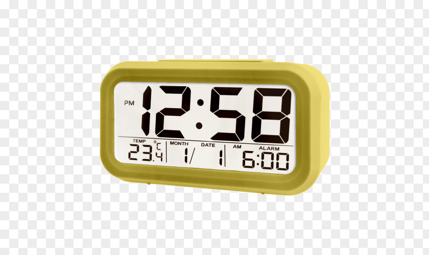 Light Alarm Clocks Digital Clock Liquid-crystal Display PNG