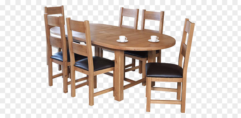 Oval Dining Table Set Drop-leaf Chair Room Matbord PNG