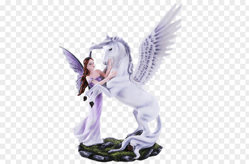 Pegasus Statue Figurine Unicorn Fairy PNG