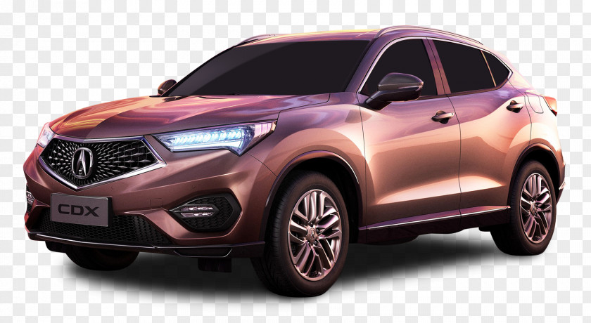 Brown Acura CDX Car Sport Utility Vehicle RDX PNG