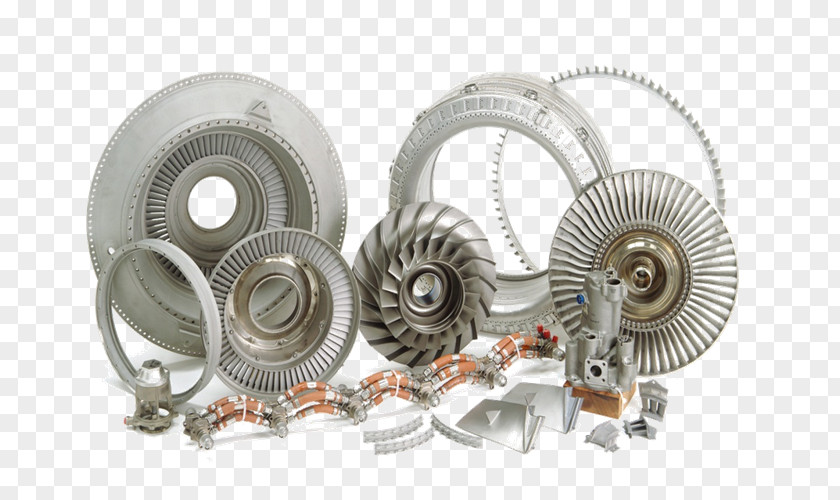 Gas Turbine Power Station Spare Part Manufacturing PNG