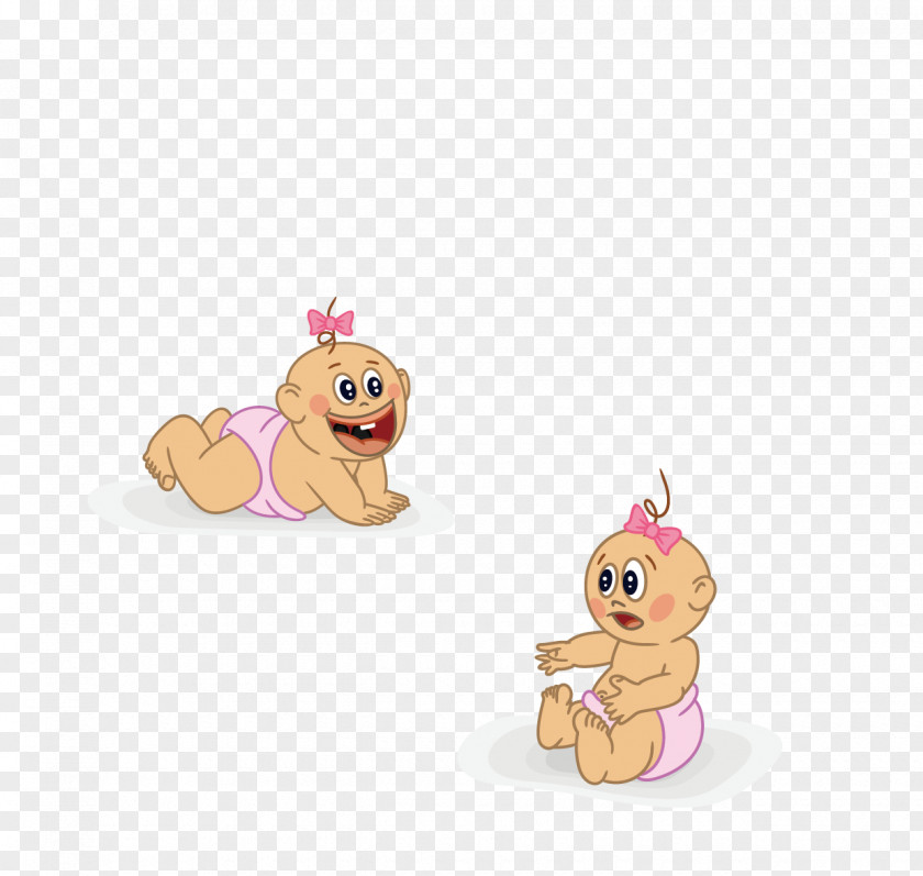 Love Laugh Crawling Baby Cartoon Download PNG