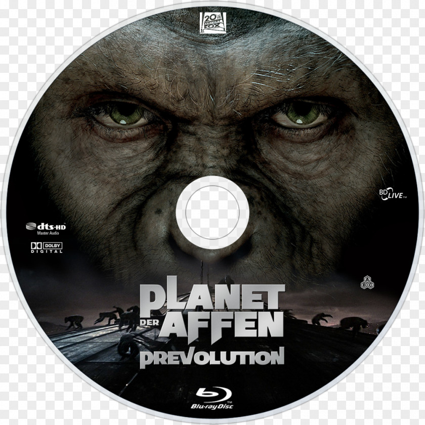 Planet Of The Apes 0 STXE6FIN GR EUR Fan Art Film Blu-ray Disc PNG