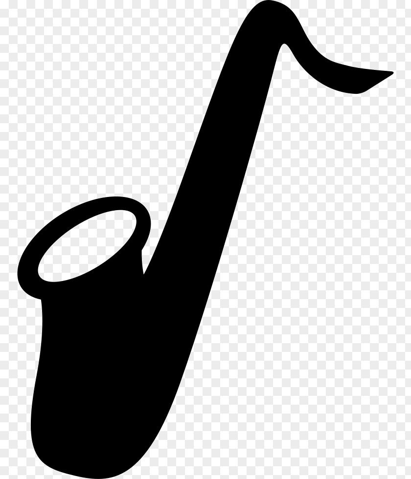 Saxophone Alto Silhouette Clip Art PNG