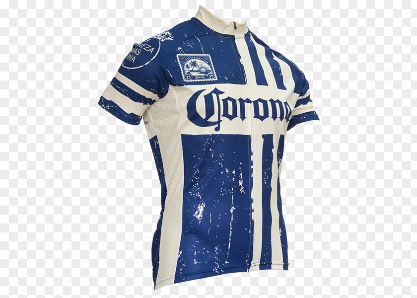 T-shirt Sports Fan Jersey Corona Sleeve Cycling PNG