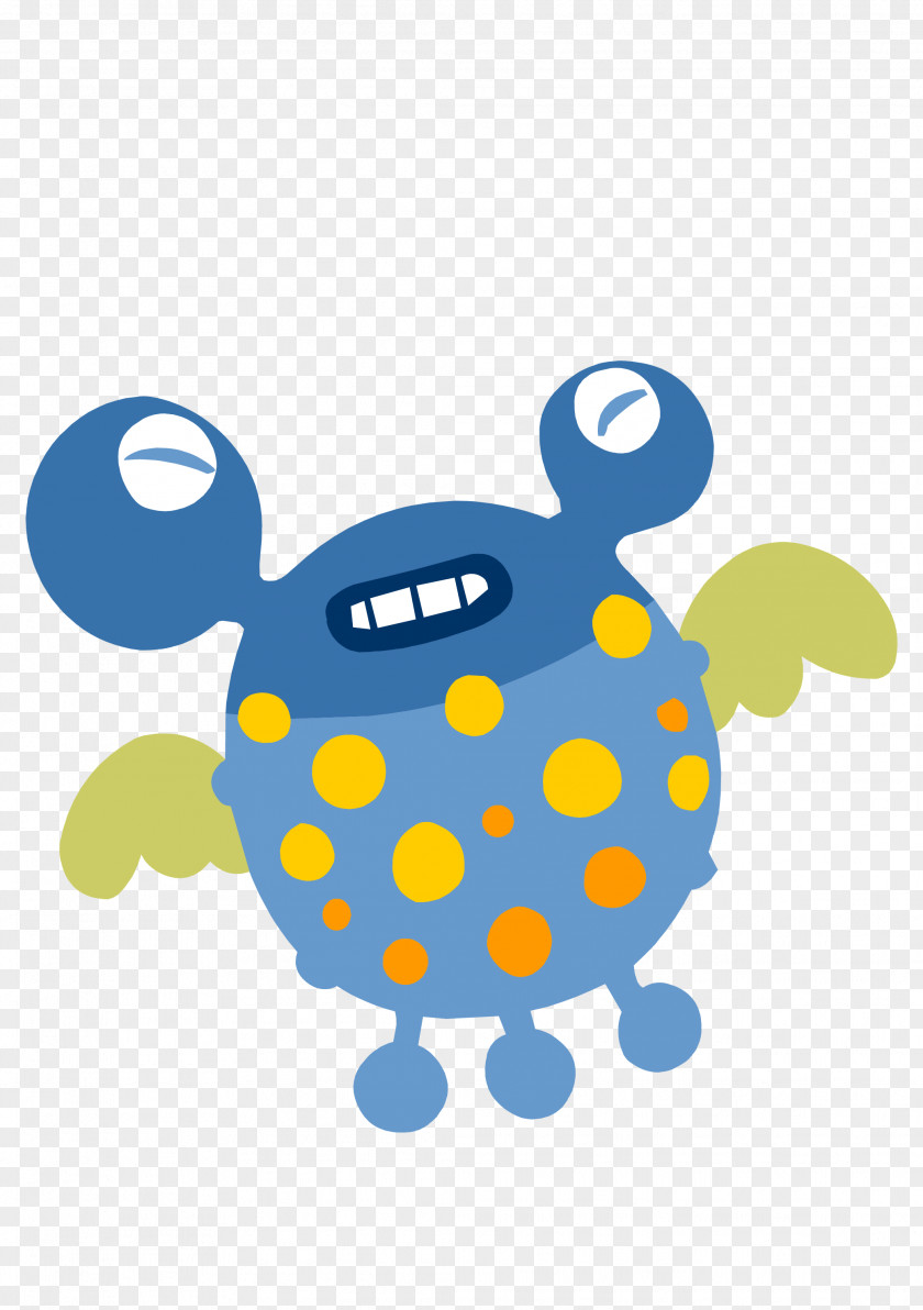 Vector Hand-drawn Cartoon Ladybug Crab PNG