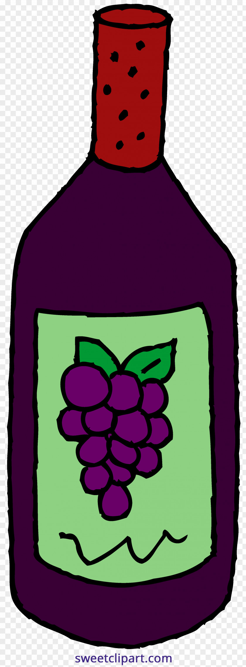 Wine White Clip Art Red Bottle PNG