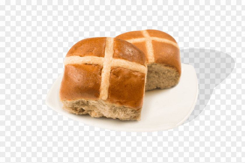 Bun Hot Cross Fruitcake Bakery Bread PNG