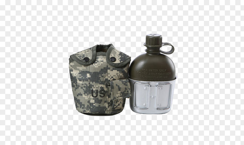 Fans Outdoor Kettle With Lunch Box Water Bottle Canteen Military PNG