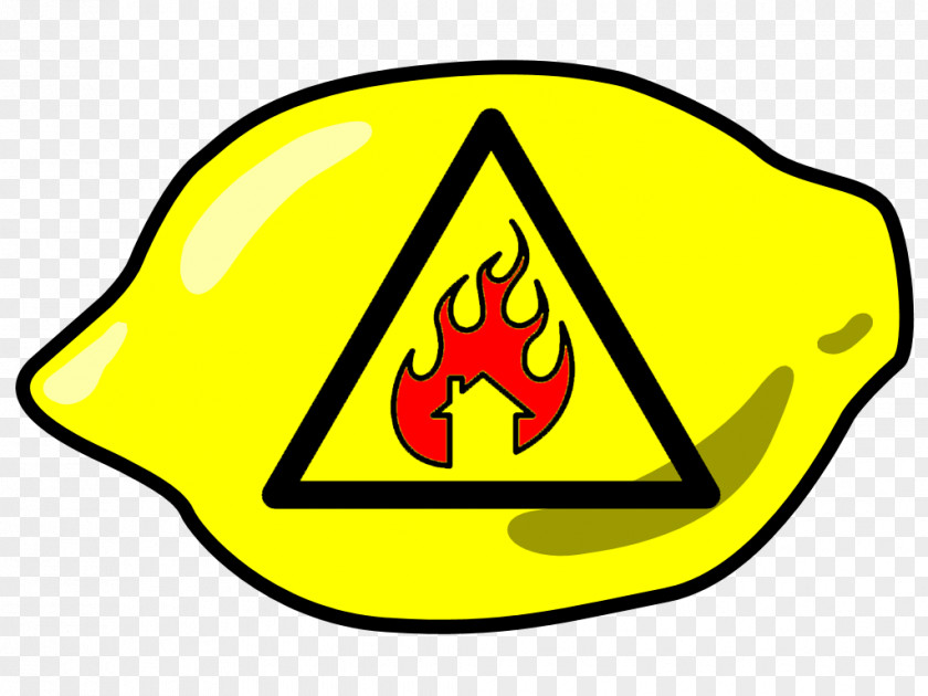 Lemon & Milk Safety Warning Label Sign Hazard High Voltage PNG