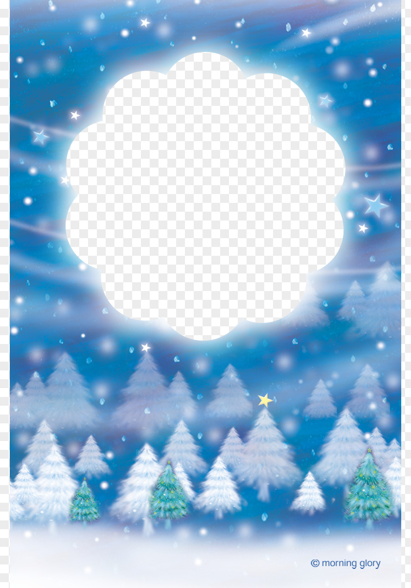 Snowflake Frame Picture Digital Photo PNG