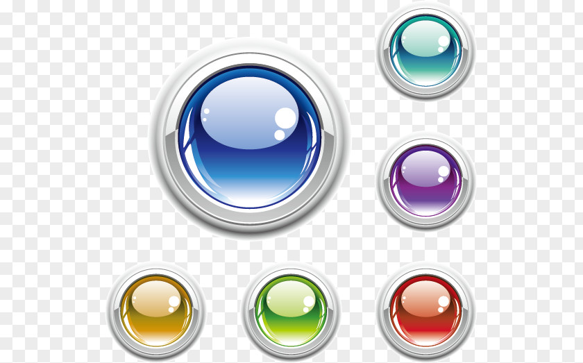 Vector Buttons Push-button Clip Art PNG