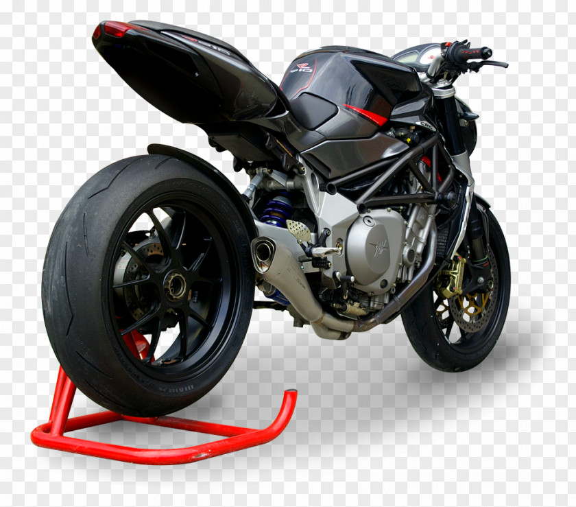 Motorcycle Exhaust System MV Agusta Brutale Series 910 PNG