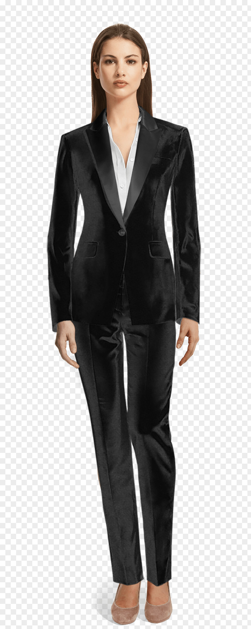 Suit Woman Lapel Tuxedo Blazer Clothing PNG