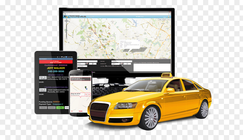 Taxi App Car Bumper Demand Responsive Transport PNG