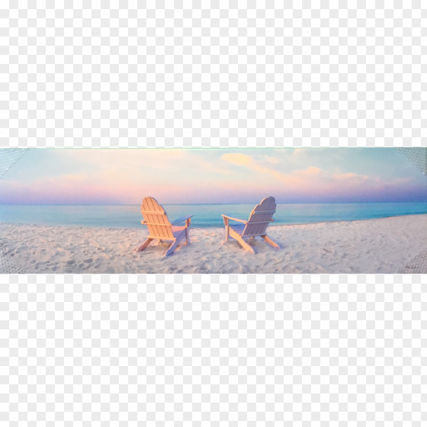 Beach Chairs Island Art Printmaking Panoramic Photography Printing PNG