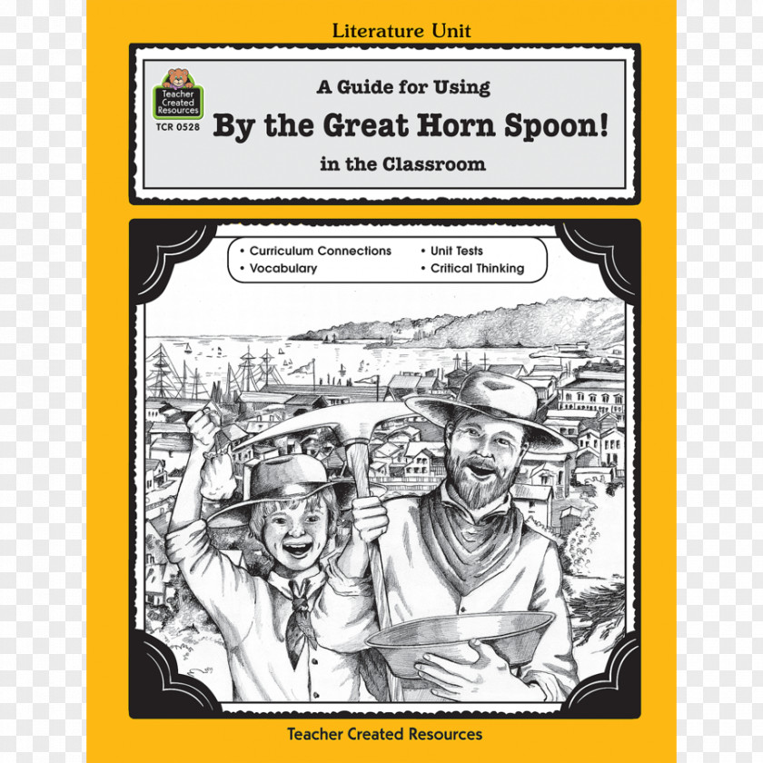Book By The Great Horn Spoon! Classroom Teacher California Gold Rush PNG