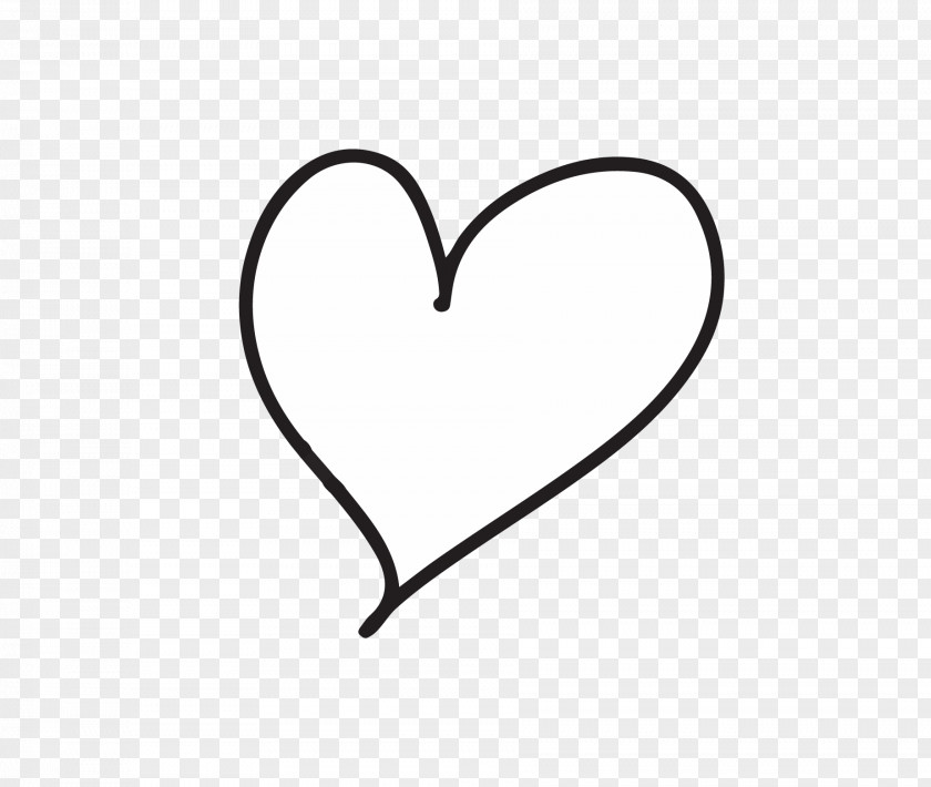 Hand Drawn Heart-shaped Vector Heart Drawing Line PNG