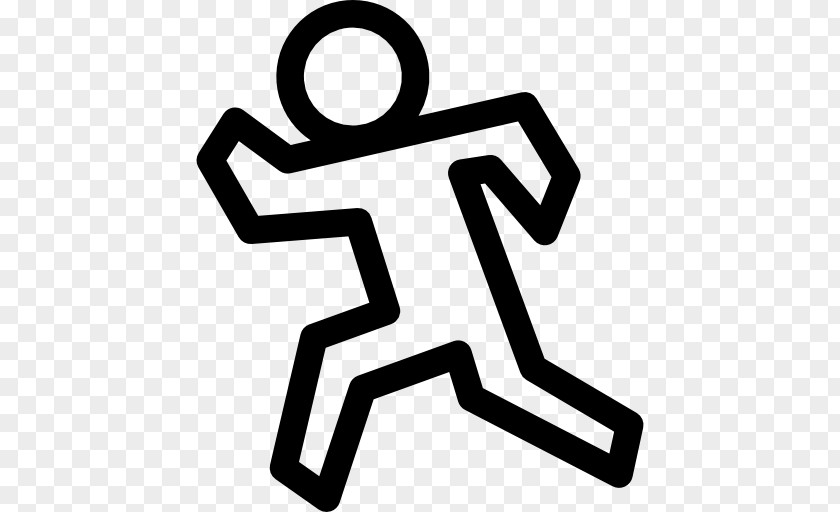 Outline Of Running PNG