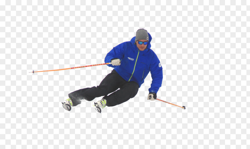 Skiing Downhill Ski Bindings Cross Poles PNG