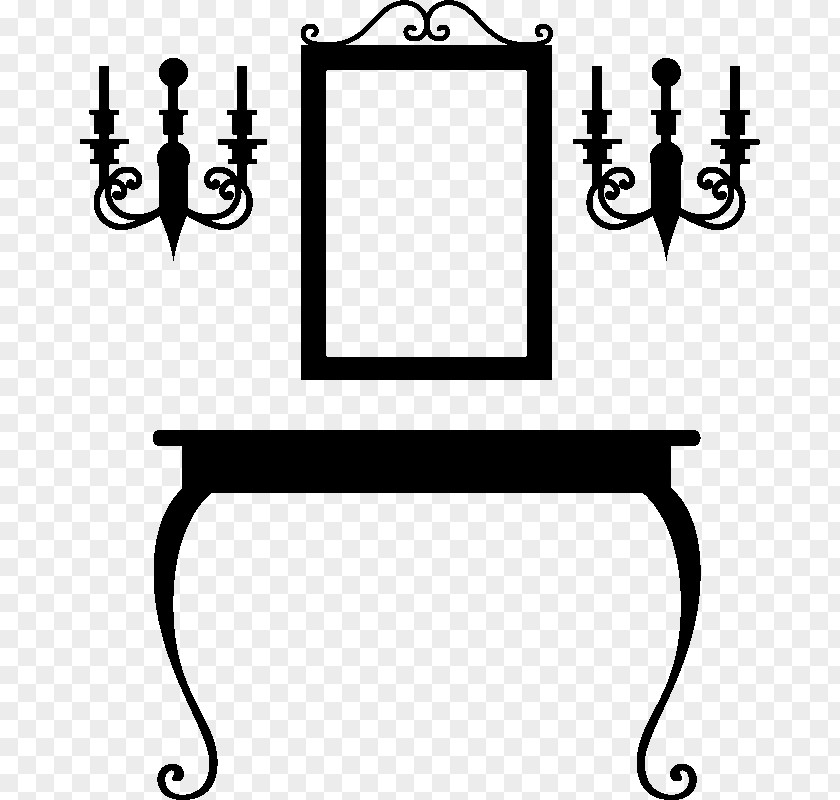 Table Wall Decal Furniture Ornament PNG