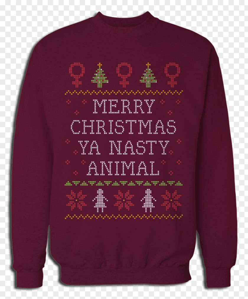 Ugly Sweater Christmas Day Jumper Reindeer Maroon Red PNG
